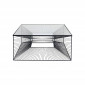 Table basse Dimension 80x80cm noire Kare Design|Table Basse|Kare