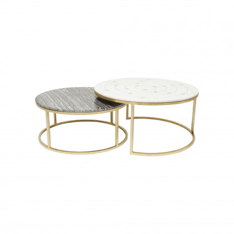 Tables basses Mystic rondes set de 2 Kare Design|Table Basse|Kare