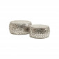 Tables basses Pebbles Deluxe set de 2 argent Kare Design|Table Basse|Kare