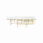 Table basse Meander 140x80cm dorée Kare Design|Table Basse|Kare
