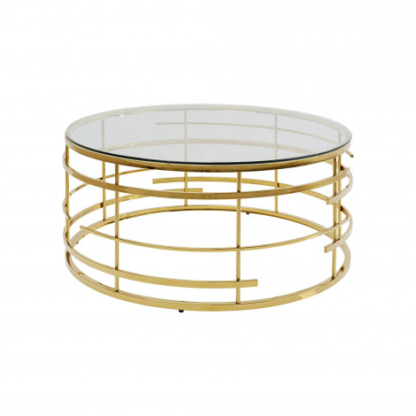 Table basse Jupiter 100cm dorée Kare Design|Table Basse|Kare