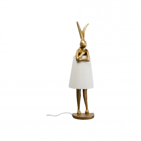 Lampadaire Animal lapin doré 150cm Kare Design|Lampadaire|Kare