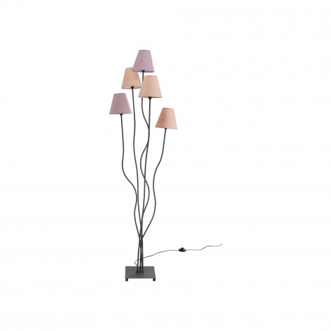 Lampadaire Flexible 5 bras 163cm rose Kare Design|Lampadaire|Kare