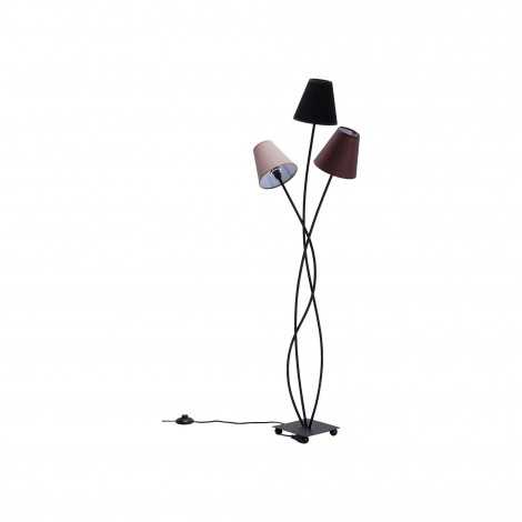 Lampadaire Flexible 3 bras 130cm marron Kare Design|Lampadaire|Kare