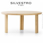 Table basse bois massif design SILVESTRO, structure essence de Frêne, Chêne, Noyer, pour le privé ou public en intérieur.|Table|100chaises