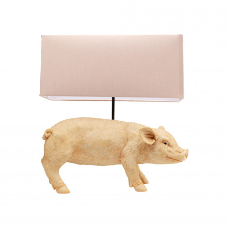 Lampe cochon rose Kare Design|Lampes à poser|Kare