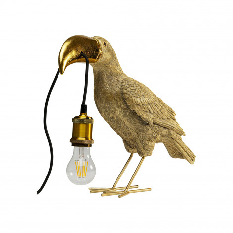Lampe toucan doré Kare Design|Lampes à poser|Kare