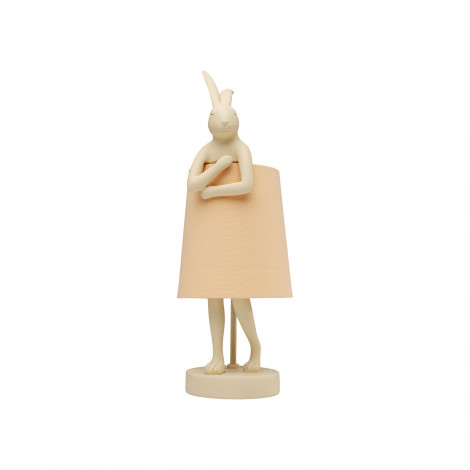 Lampe Animal lapin beige et pêche 50cm Kare Design|Lampes à poser|Kare