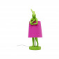 Lampe Animal lapin verte et rose 50cm Kare Design|Lampes à poser|Kare