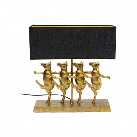 Lampe vaches cancan dorées Kare Design|Lampes à poser|Kare