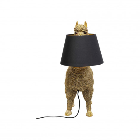 Lampe lama doré 59cm Kare Design|Lampes à poser|Kare