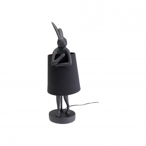 Lampe Animal Lapin noire 50cm Kare Design|Lampes à poser|Kare