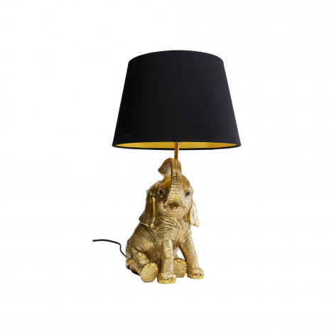 Lampe éléphant doré Kare Design|Lampes à poser|Kare