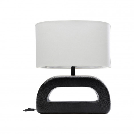 Lampe Tube 52cm noire et blanche Kare Design|Lampes à poser|Kare