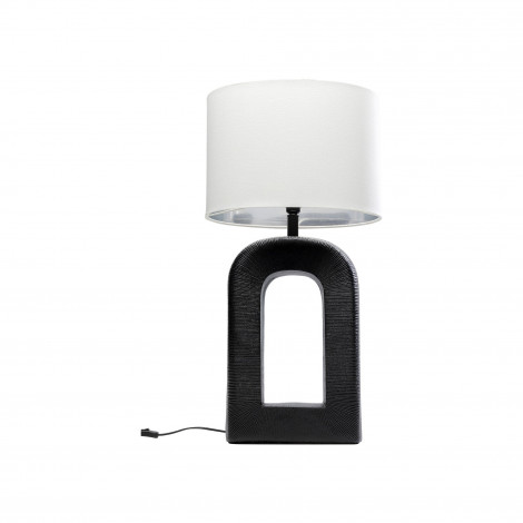 Lampe Tube 79cm noire et blanche Kare Design|Lampes à poser|Kare