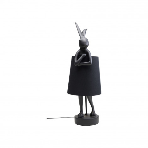 Lampe Animal lapin noire 68cm Kare Design|Lampes à poser|Kare