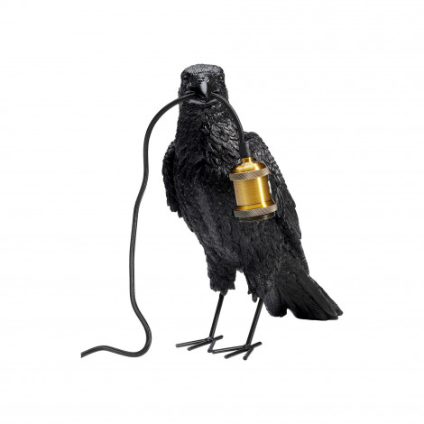 Lampe corbeau noir Kare Design|Lampes à poser|Kare