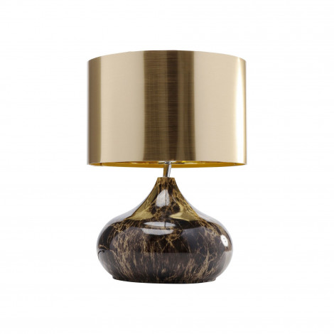 Lampe Mamo Deluxe marron et dorée Kare Design|Lampes à poser|Kare