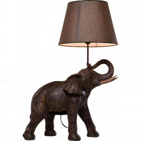Lampe Éléphant marron Kare Design|Lampes à poser|Kare