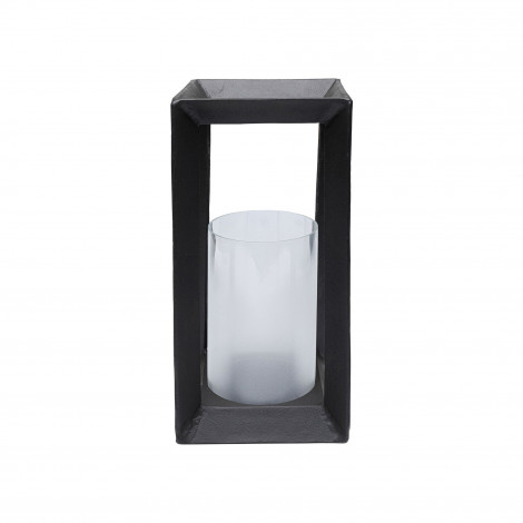 Lanterne Mabel noire 46cm Kare Design|Bougeoirs, Chandeliers et Lanternes|Kare