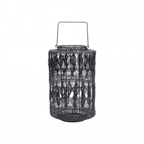 Lanterne Hayat noire 37cm Kare Design|Bougeoirs, Chandeliers et Lanternes|Kare