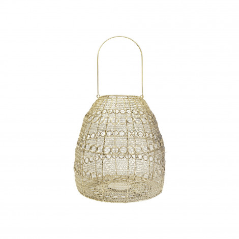 Lanterne Hayat Cone dorée 37cm Kare Design|Bougeoirs, Chandeliers et Lanternes|Kare