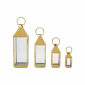 Lanternes Giardino set de 4 dorées Kare Design|Bougeoirs, Chandeliers et Lanternes|Kare