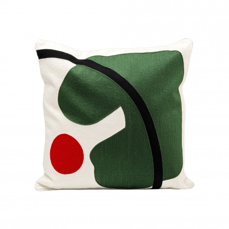 Coussin Art Line vert Kare Design|Coussins|Kare