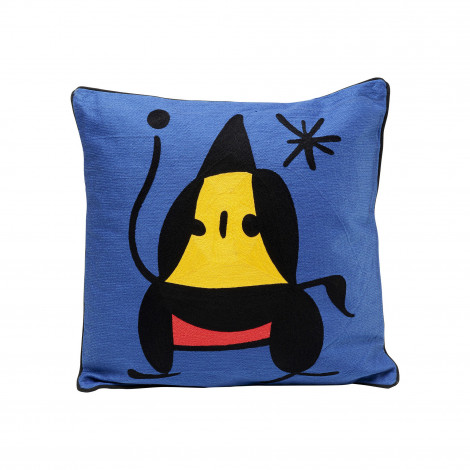 Coussin Art Line bleu Kare Design|Coussins|Kare