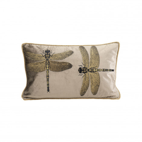 Coussin libellules 50x30cm marron Kare Design|Coussins|Kare