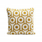 Coussin Catena Circle jaune et blanc Kare Design|Coussins|Kare