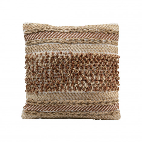 Coussin Loop Melange marron Kare Design|Coussins|Kare