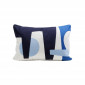 Coussin Forma bleu et blanc 60x40cm Kare Design|Coussins|Kare