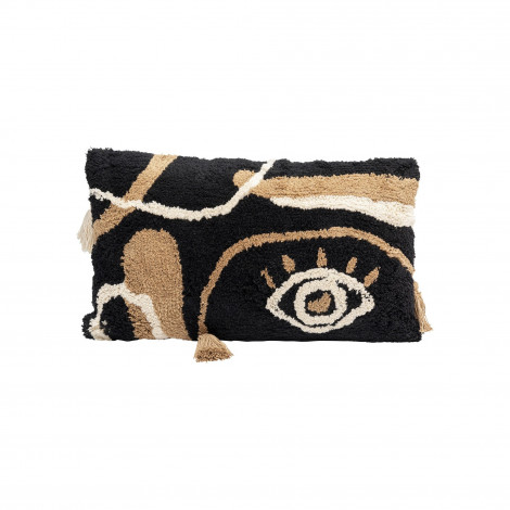 Coussin Blink oeil noir Kare Design|Coussins|Kare