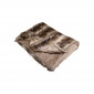 Plaid rayures 140x200cm marron Kare Design|Coussins|Kare