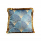 Coussin à franges rétro bleu Kare Design|Coussins|Kare