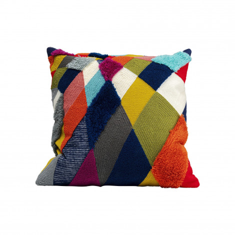 Coussin diamants multicolores Kare Design|Coussins|Kare