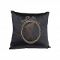 Coussin noir médaillon strass Kare Design|Coussins|Kare