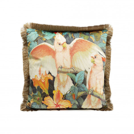 Coussin à franges Perroquets Kare Design|Coussins|Kare
