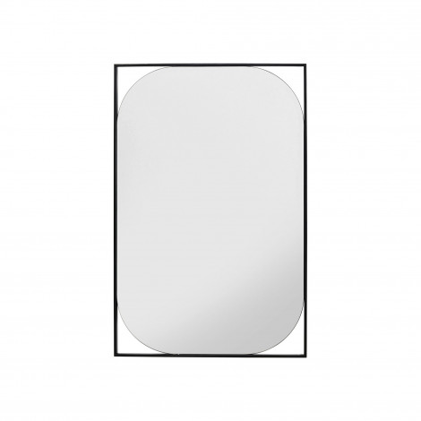 Miroir Bonita noir 109x71cm Kare Design|Miroirs|Kare