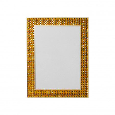 Miroir Crystals 100x80cm doré Kare Design|Miroirs|Kare