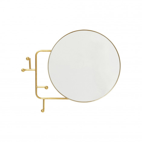 Portemanteau miroir Tristan 65cm doré Kare Design|Miroirs|Kare