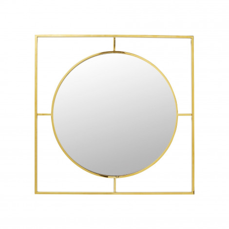 Miroir Stanford 90x90cm doré Kare Design|Miroirs|Kare