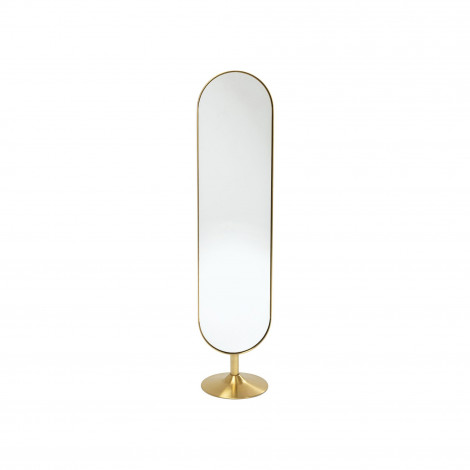 Miroir sur pied Curve laiton 170x40cm Kare Design|Miroirs|Kare