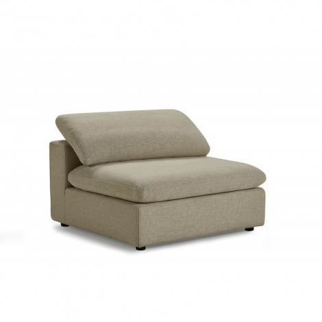Module Chauffeuse beige pour canapé composable plume - NUAGE|Canape|Meuble et moi