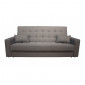 Canapé Convertible 3 places Confortable gris avec coffre - STUDY|Canape|Meuble et moi