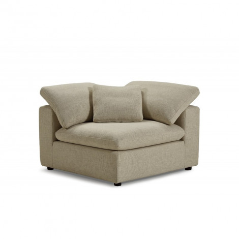 Module Angle beige pour canapé composable plume - NUAGE|Canape|Meuble et moi