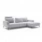 Canapé d'angle droit tissu gris clair modulable - ALIX|Canape|Meuble et moi