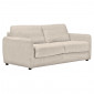 Canapé convertible express en tissu chiné beige avec matelas - JENNY|Canape|Meuble et moi