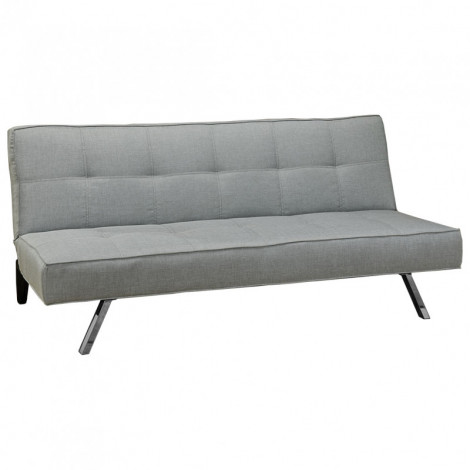 Banquette canapé convertible 3 places gris clair - SOLVEIG I|Canape|Meuble et moi
